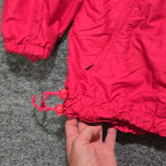 VTG Roffe Puffer Ski Jacket SzM Bomber Retro 80s Neon Pink Glam Tech Union USA - Picture 8 of 16